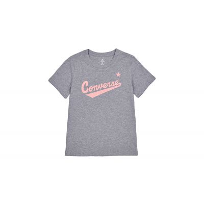 Converse Center Front Nova Classic Tee - Γκρί - Κοντομάνικο μπλουζάκι