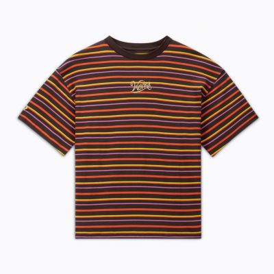 Converse x Wonka Striped Tee - καφέ - Κοντομάνικο μπλουζάκι