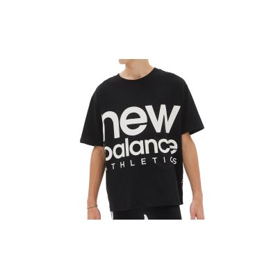 New Balance Athletics Unisex Out of Bounds Tee - Μαύρος - ΦΟΥΤΕΡ με ΚΟΥΚΟΥΛΑ