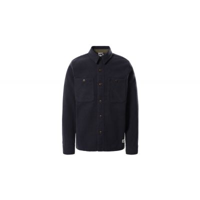 The North Face M Wool Overshirt - Μαύρος - Κοντομάνικο μπλουζάκι