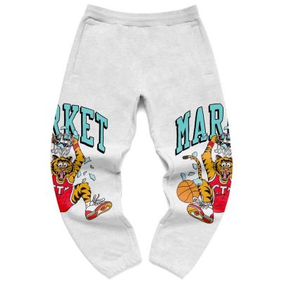 Market Dunking Cat Sweatpants Ash Grey - Γκρί - Παντελόνι