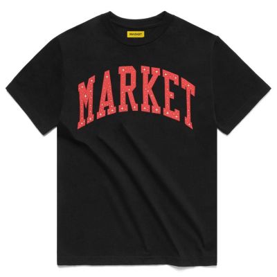 Market Arc Puff T-shirt Black - Μαύρος - Κοντομάνικο μπλουζάκι