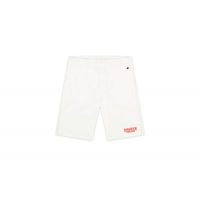 Champion X Stranger Things Unisex Shorts - άσπρο - Παντελόνι