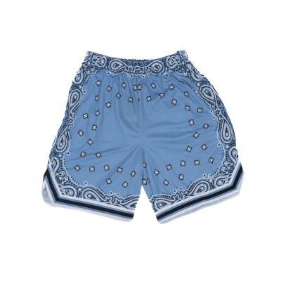 Karl Kani Serif Paisley Mesh Shorts Blue/White/Black - Μπλε - Σορτς