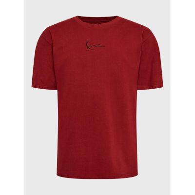 Karl Kani Small Signature Essential Tee Dark Red - το κόκκινο - Κοντομάνικο μπλουζάκι