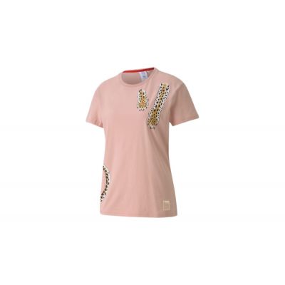 Puma x Charlotte Olympia Women's Tee - Ροζ - Κοντομάνικο μπλουζάκι