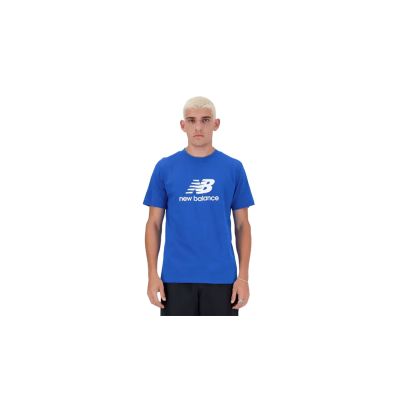 New Balance Sport Essentials Logo T-Shirt - Μπλε - Κοντομάνικο μπλουζάκι