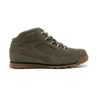 Timberland Euro Rock Mid Hiker Green Suede - Πράσινος - Παπούτσια