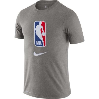 Nike Dri-FIT NBA Logo Tee - Γκρί - Κοντομάνικο μπλουζάκι
