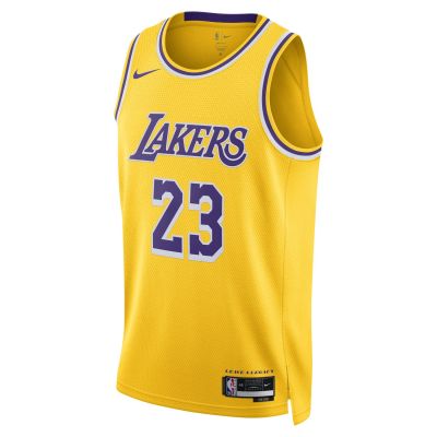 Nike Dri-FIT Los Angeles Lakers LeBron James Icon Edition 2022/23 Swingman Jersey Amarillo - Κίτρινος - Φανέλα