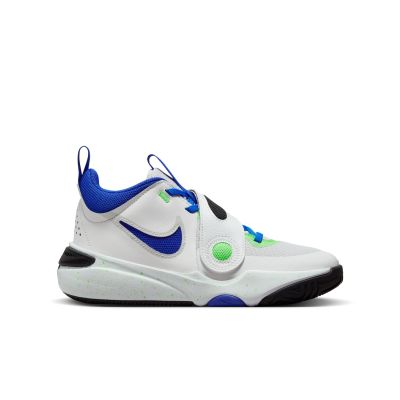 Nike Team Hustle D 11 "Green Strike Racer Blue" (GS) - άσπρο - Παπούτσια
