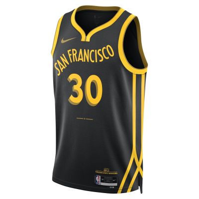 Nike Dri-FIT NBA Golden State Warriors Stephen Curry City Edition 23/24 Swingman Jersey - Μαύρος - Φανέλα