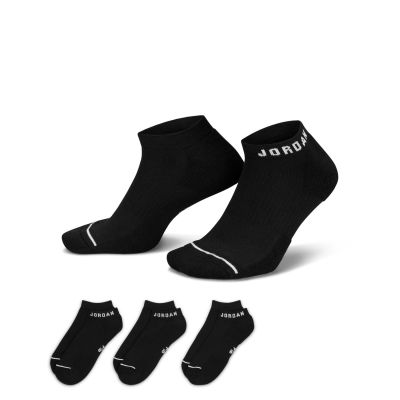 Jordan Everyday No-Show 3-Pack Socks Black - Μαύρος - Κάλτσες