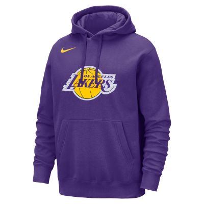Nike Los Angeles Lakers Club Pullover Field Purple - Μωβ - ΦΟΥΤΕΡ με ΚΟΥΚΟΥΛΑ
