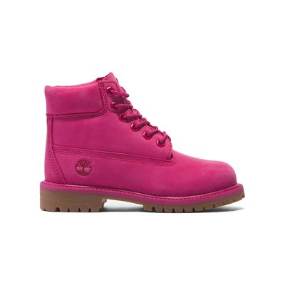 Timberland Premium 6 Inch Waterproof Boot Junior - Ροζ - Παπούτσια