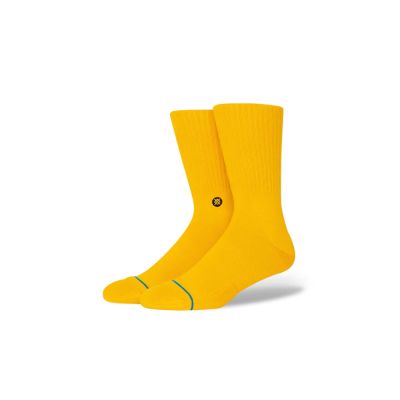 Stance Icon Crew Sock - Κίτρινος - Κάλτσες