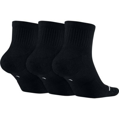 Jordan Jumpman QTR 3 Pair Socks - Μαύρος - Κάλτσες
