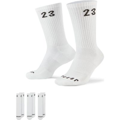 Jordan Essentials 3 Pack Crew White Socks - άσπρο - Κάλτσες