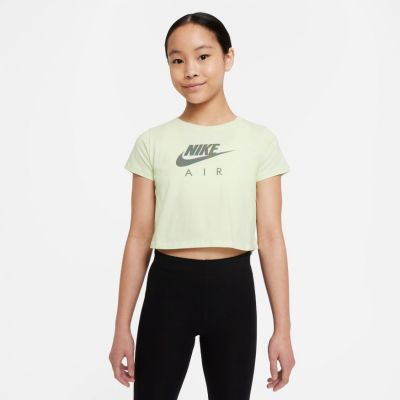 Nike Sportswear Girls Crop Tee - Πράσινος - Κοντομάνικο μπλουζάκι