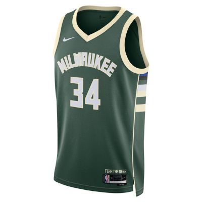 Nike Dri-FIT NBA Milwaukee Bucks Icon Edition 2022/23 Swingman Jersey - Πράσινος - Φανέλα
