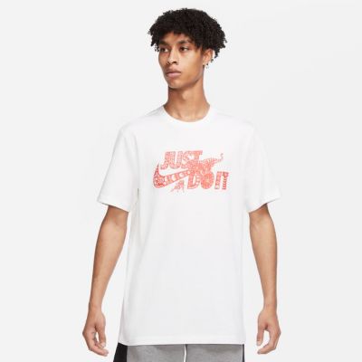 Nike "Just Do It" Basketball Tee White - άσπρο - Κοντομάνικο μπλουζάκι