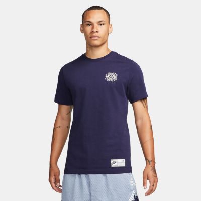 Nike Giannis Premium Basketball Tee Blackened Blue - Μπλε - Κοντομάνικο μπλουζάκι