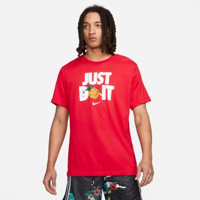 Nike "Just Do It" Basketball Tee Red - το κόκκινο - Κοντομάνικο μπλουζάκι