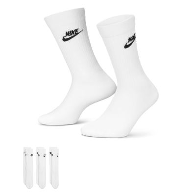 Nike Sportswear Everyday Essential Socks 3-Pack White - άσπρο - Κάλτσες