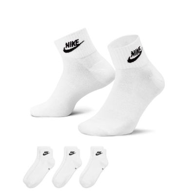 Nike Everyday Essential Ankle Socks 3-Pack White - άσπρο - Κάλτσες