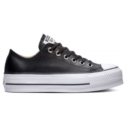 Converse Chuck Taylor All Star Lift Clean Leather Low Top - Μαύρος - Παπούτσια