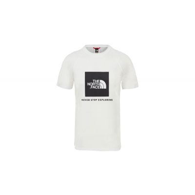The North Face M Raglan Red Box Tee - άσπρο - Κοντομάνικο μπλουζάκι