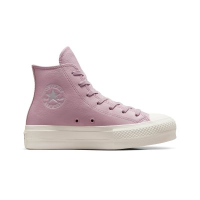Converse Chuck Taylor All Star Lift Platform Leather  - Ροζ - Παπούτσια