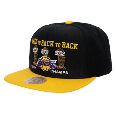 Mitchell & Ness NBA 00-03 Los Angeles Lakers Champs Snapback HWC - Μαύρος - Καπάκι