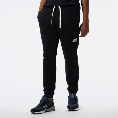 New Balance Essentials Magnify Fleece Pants Black - Μαύρος - Παντελόνι