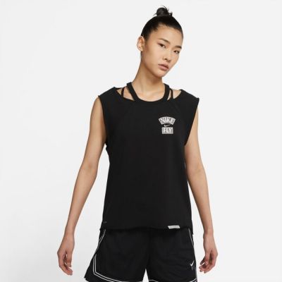 Nike Standard Issue "Queen Of Courts" Wmns Basketball Top - Μαύρος - Κοντομάνικο μπλουζάκι