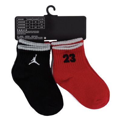 Jordan Legacy Infant Toddler Ankle 6PK Gym Red - το κόκκινο - Κάλτσες