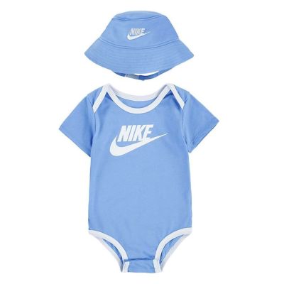 Nike Infant Core Bucket Hat & Bodysuit 2pc Set University Blue - Μπλε - set