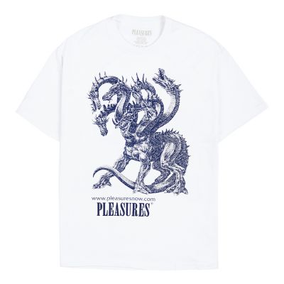 Pleasures Destruction Tee White - άσπρο - Κοντομάνικο μπλουζάκι