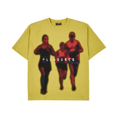 Pleasures Leader Heavyweight Tee - Κίτρινος - Κοντομάνικο μπλουζάκι