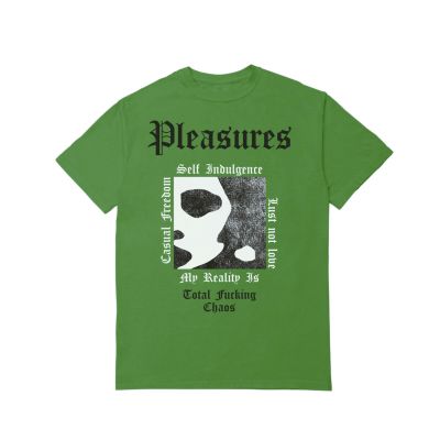 Pleasures Reality Tee Kelly Green - Πράσινος - Κοντομάνικο μπλουζάκι