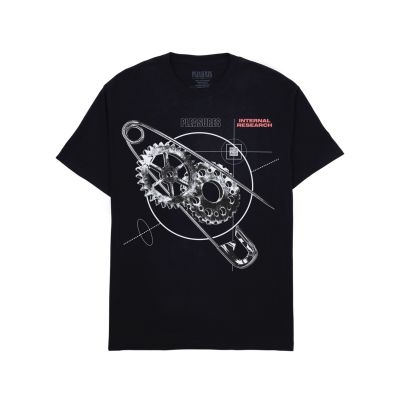 Pleasures Research T-Shirt Black - Μαύρος - Κοντομάνικο μπλουζάκι