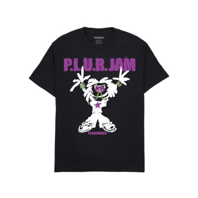 Pleasures P.L.U.R. Jam Tee Black - Μαύρος - Κοντομάνικο μπλουζάκι