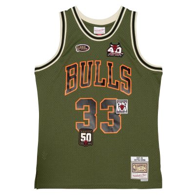Mitchell & Ness Flight Scottie Pippen Chicago Bulls Swingman Jersey - Πράσινος - Φανέλα