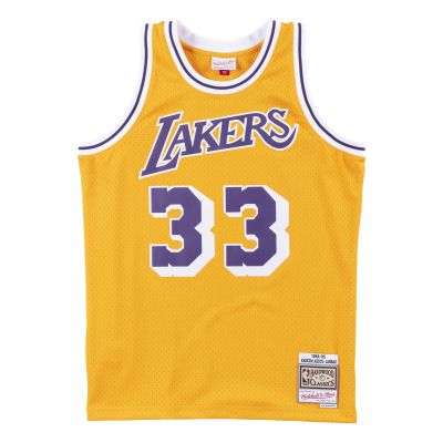 Mitchell & Ness NBA Swingman Jersey Los Angeles Lakers Kareem Abdul Jabbar - Κίτρινος - Φανέλα