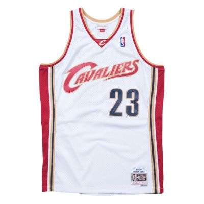 Mitchell & Ness NBA Cleveland Cavaliers Lebron James White Swingman Jersey - άσπρο - Φανέλα