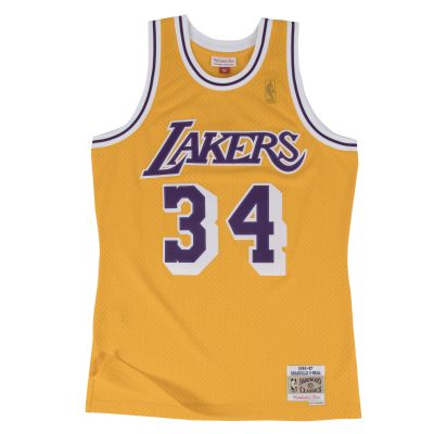 Mitchell & Ness LA Lakers Shaquille O´neil NBA Swingman Jersey - Κίτρινος - Φανέλα
