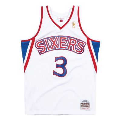 Mitchell & Ness NBA Philadelphia 76ers Swingman Jersey - άσπρο - Φανέλα