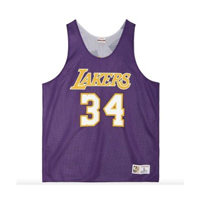 Mitchell & Ness NBA LA Lakers Shaquille O'Neal Reversible Mesh Tank - Μωβ - Φανέλα