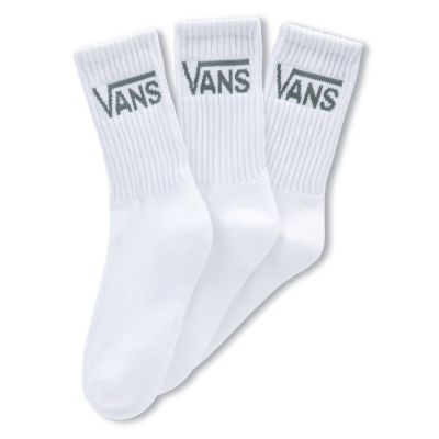 Vans WM Classic Crew Wmns Socks 3-Pack White - άσπρο - Κάλτσες