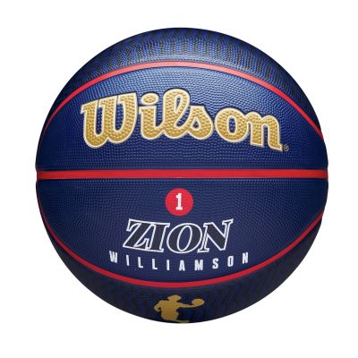 Wilson NBA Player Icon Outdoor Basketball Zion Size 7 - Μπλε - Μπάλα